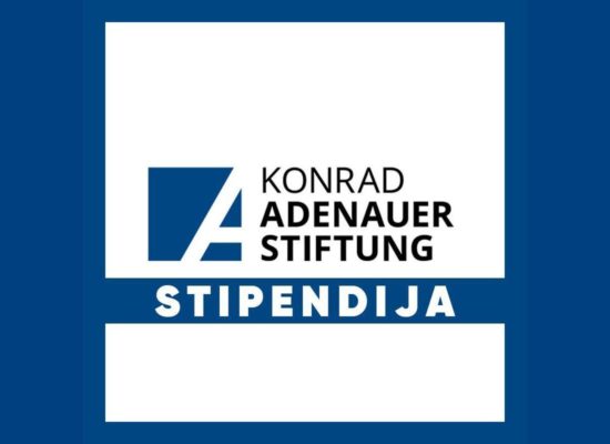 Фондација Конрад Аденауер: Конкурс за доделу стипендије 2025/2026.